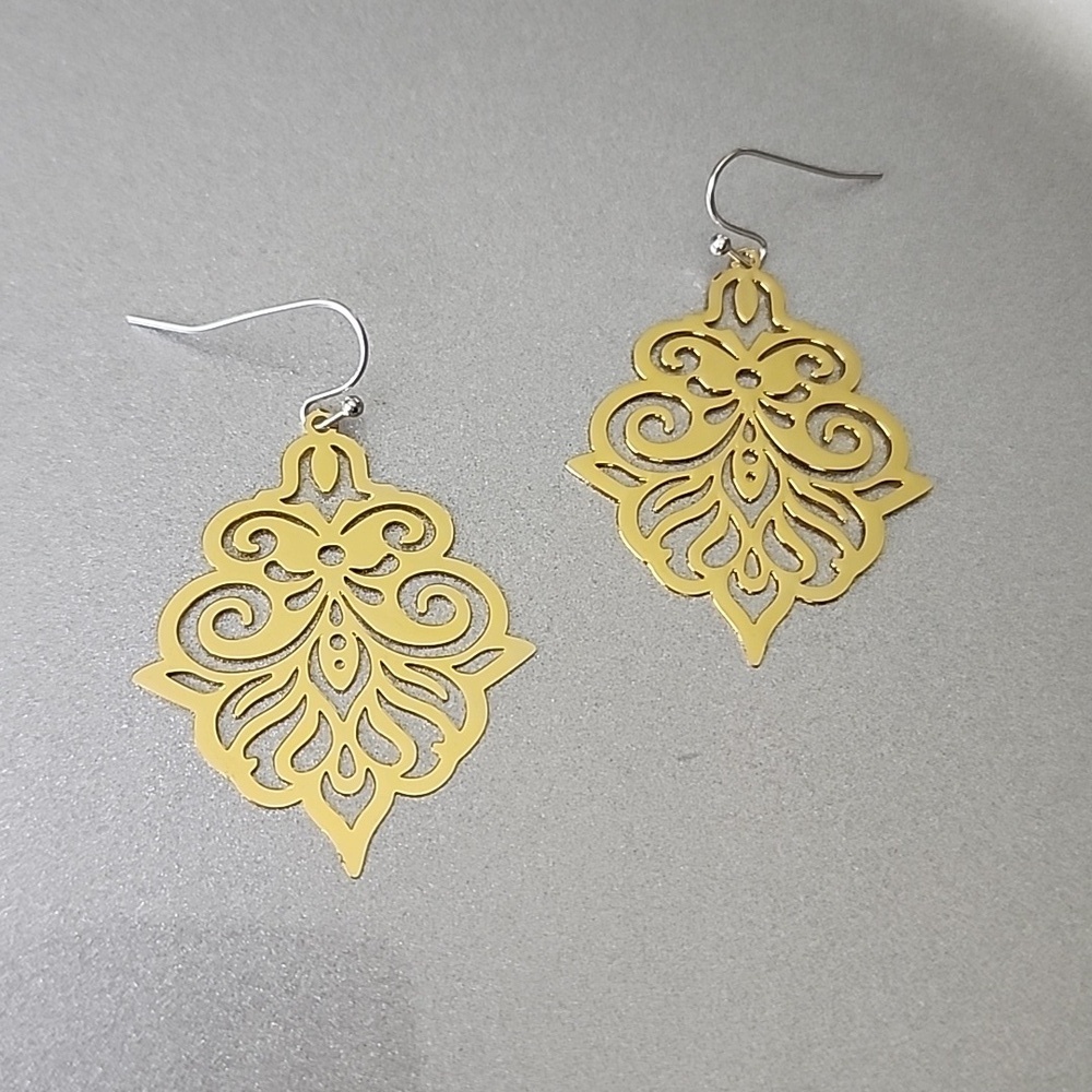Lace Chandelier Earring 925 French Hook Earrings